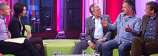 Mark appears on a great many TV interviews, including the BBC's <em>The One Show</em> 