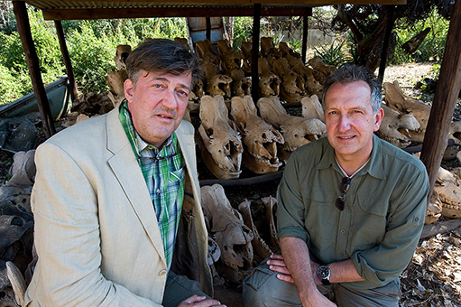 Mark and Stephen Fry in Return of the Rhino: Last Chance to See Special